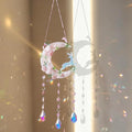 TUOKING Crystal Suncatchers for Window Green Deer Pink Dreamy Crystal Natural by TUOKING