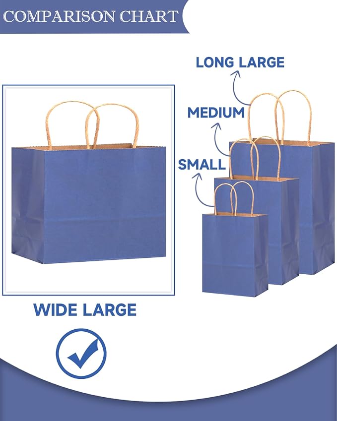 qiqee 100PCS Large Gift Bag - Image 6