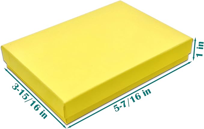 TheDisplayGuys - 25-Pack #53 Kraft Paper Cardboard Gift Boxes/Jewelry Cases w. - Image 2