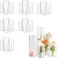 30pcs Glass Vase Cylinder Vases by OGEH