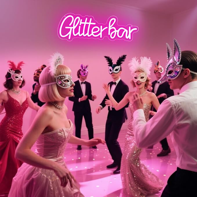 Glitter Bar Neon Sign, Bar Signs - Image 5