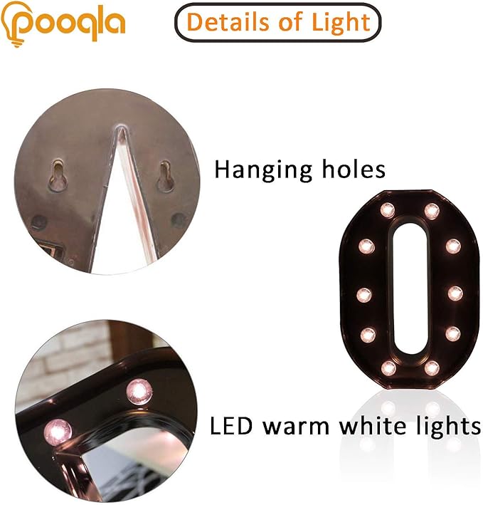 Decorative LED Illuminated Letter Marquee Sign - Image 2