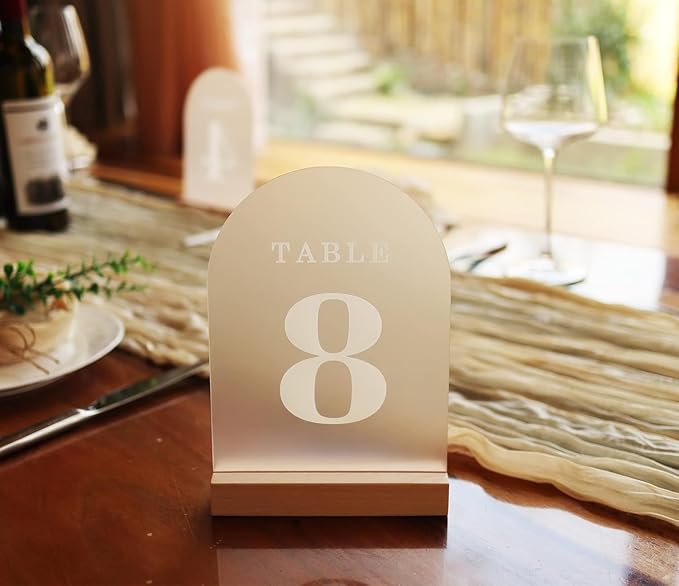 Frosted Blank Arch Acrylic Sign - Image 5