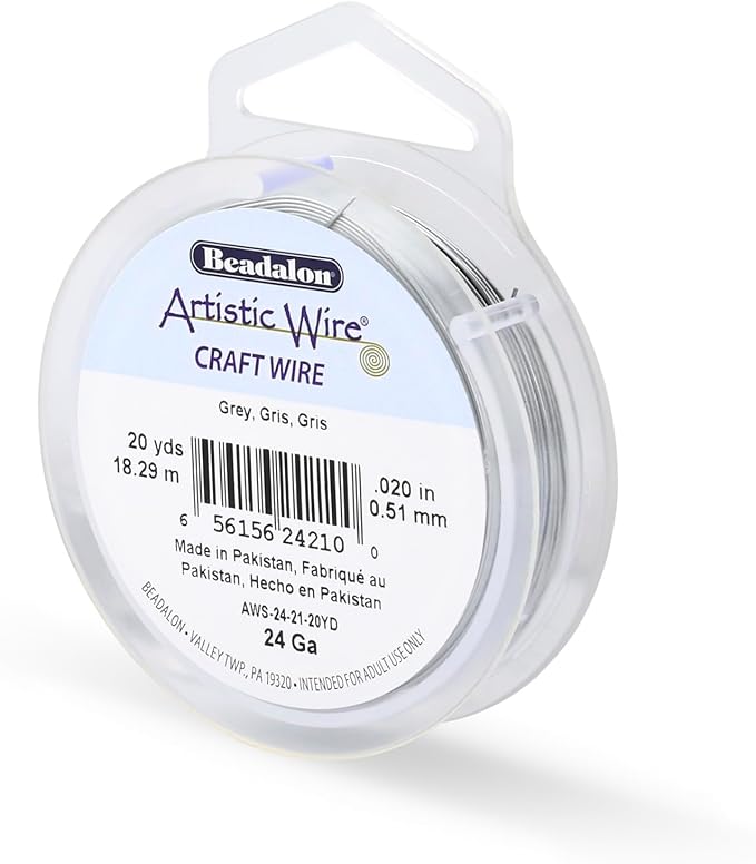 Artistic Wire, 24 Gauge Tarnish Resistant Colored Copper Craft Wire, 20 yd by Unknown