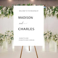 Welcome To Our Wedding Sign, Personalized Wedding Welcome Sign, Wedding Welcome by Unknown