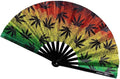 Kandies World UV Reactive Custom Festival Folding Hand Fan by KandiesWorld