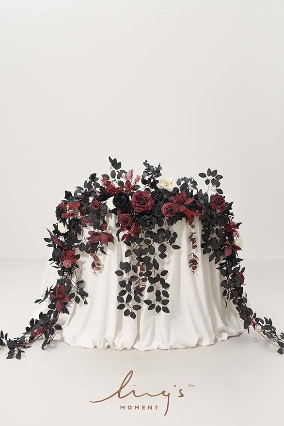 Ling's Moment 9FT Eucalyptus & Willow Leaf Garland - Image 2