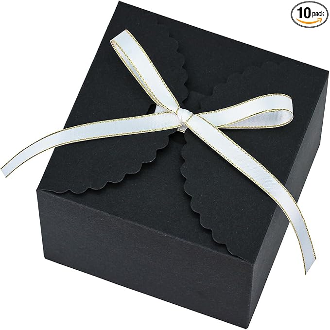 Small Black Boxes for Gifts, Anniversaries, Graduations, and More by WEWILUCK