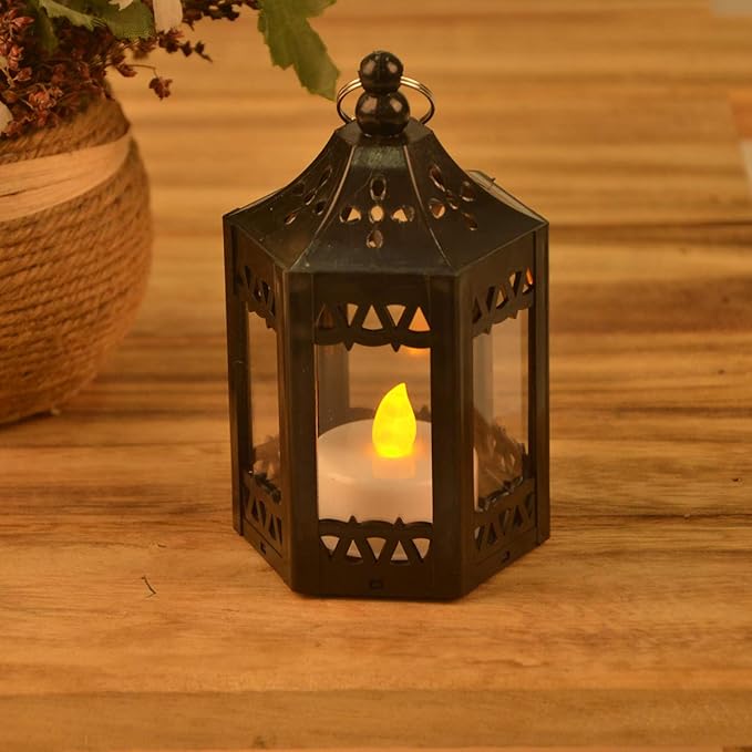 zkee Mini Star Lantern with Flickering LED, Battery Included, Christmas - Image 2