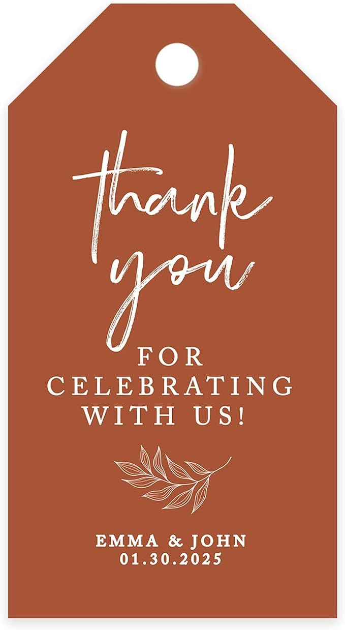 Andaz Press 100-Pack Personalized Thank You by AndazPress