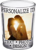 1pk Personalized Printed Photo 2.5oz Shot Glass by SpottedDogCompany