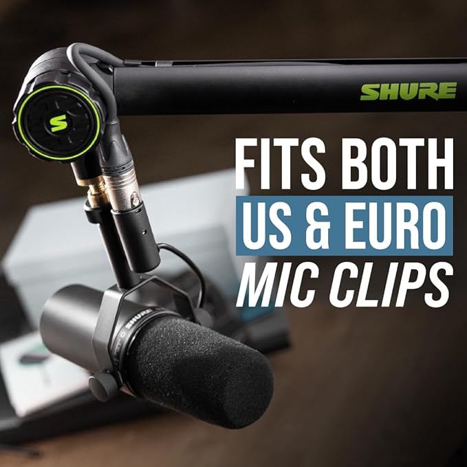 Shure by Gator Deluxe Articulating Desktop Podcasting Mic Boom Arm - Image 9