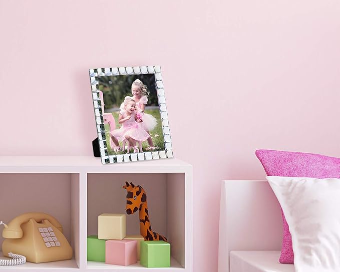 Isaac Jacobs Decorative Sparkling Jewel Picture Frame, Photo Display & Home - Image 6
