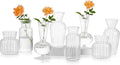 Mini Glass Vases for Centerpieces by Hewory