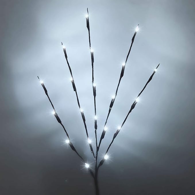 Led Branch Light Battery Operated Lighted Branches Vase Filler Willow Twig - Image 2