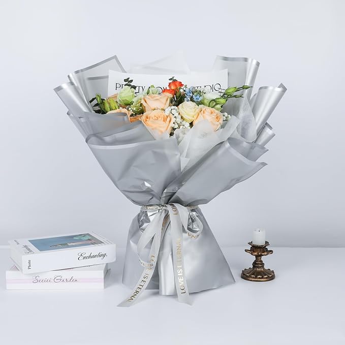 NESCCI 20 Sheet Flower Wrapping Paper - Image 6