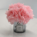 LADADA Artificial Peony and Glass vase Decoration, Used by LADADA