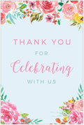Andaz Press Extra Large Wedding Easel Board Party Sign, 12x18-inch, Tea Party by AndazPress