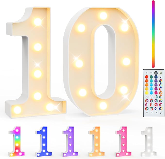 Pooqla 10th Birthday Decorations by Pooqla