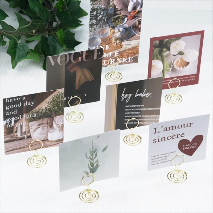 20pcs Mini Place Card Holders, Cute Table Number Holders, Small Size Table Card - Image 7