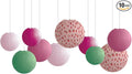 Paper Lanterns Pink Strawberry Girls Party Decor Hanging Chinese Lantern by METHEDEECO