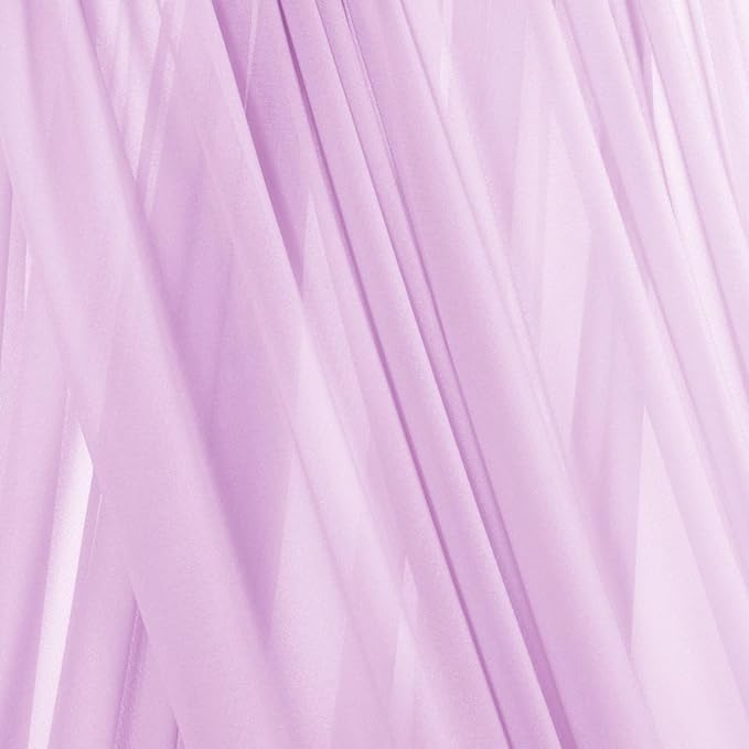 Lilac Elegant Arch Draping Fabric Outdoor 1 Panel 29" × 20Ft Sheer Chiffon - Image 3