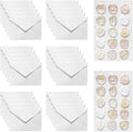 30 Pieces A6 Envelopes with 30 Seal Stickers, 6.32 x 4.45 inch Envelopes by Youteer