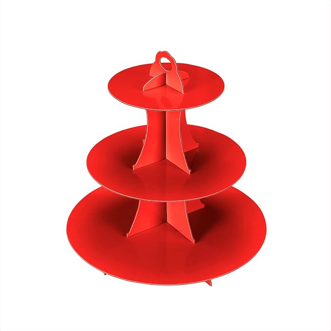 3-Tier Cupcake Stand, Cake Stand holder, Tiered DIY Cupcake Stand Tower by funnytrendypartysupplies
