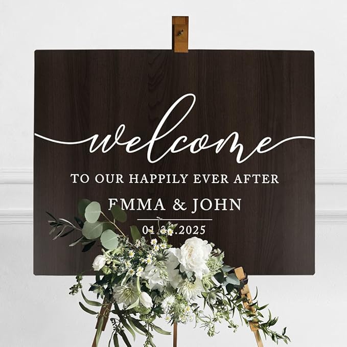 Andaz Press Large Wooden Welcome Sign - Image 3