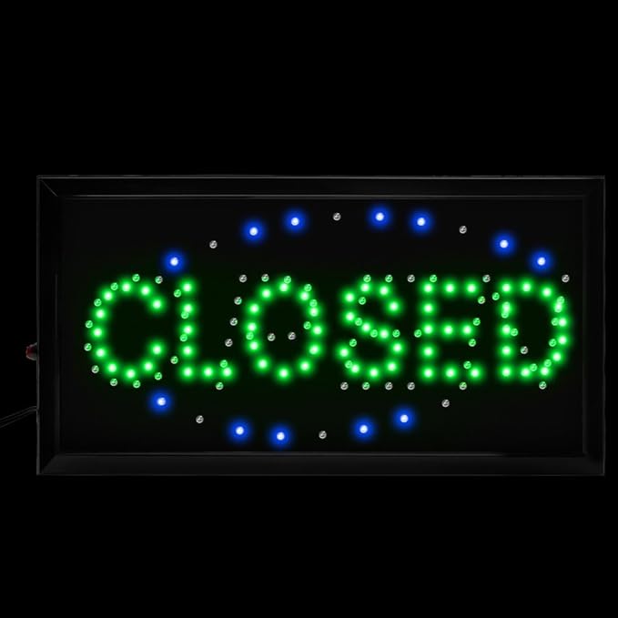 Boshen Led Open Signs Decor for Business Mart Shop Store Bar Cafe Barber ATM - Image 6