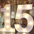 Pooqla Decorative LED Light Up Number Letters, Battery Operated by Pooqla