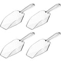 Hestya 4 Pcs Christmas Multi Purpose Clear Plastic Scoops by Hestya