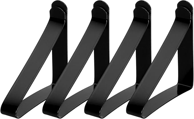 uxcell 4 Pack Tablecloth Clips, Stainless Steel Table Cloth Cover Clamps by uxcell