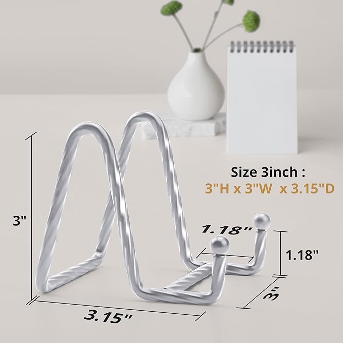Picture Stands for Display 3 Pack 3 Inch Plate Stands for Display - Image 2
