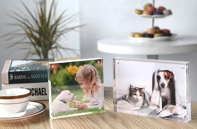 Magicool Premium Acrylic Photo Frame- Magnet Photo Frame -Double Sied Thick - Image 4