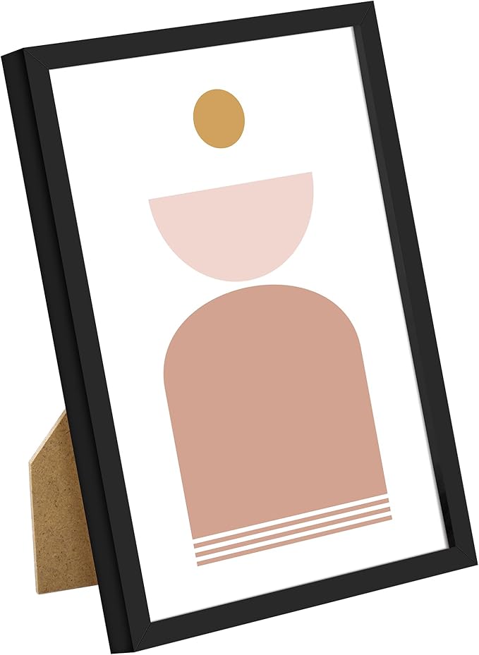 upsimples 5x7 Picture Frame Set of 3, Made of High Definition Glass - Image 2