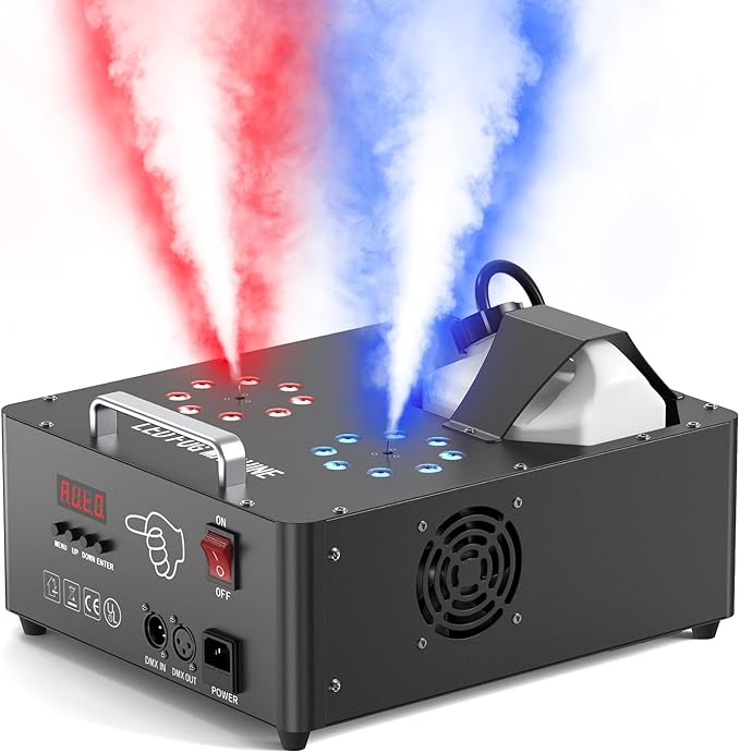 2000W Professional Fog Machine Dual Nozzle by Warmdance