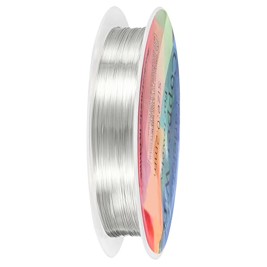 0.2 mm/32 Gauge Copper Wire for Jewelry Making, 82FT Copper Beading Craft Wire by MMETERXITY