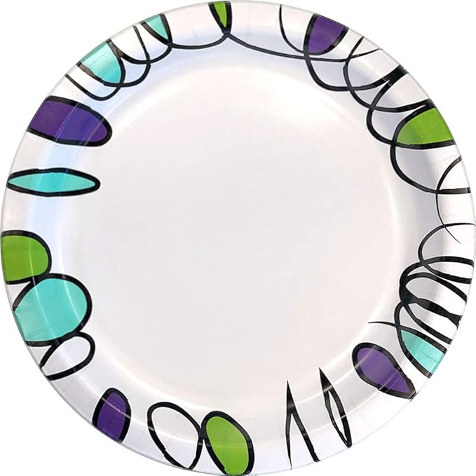 Amazon Basics Ultra Paper Plates, 10 Inch, Disposable - Image 3