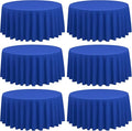 6 Pack Round Tablecloths by REWOMC