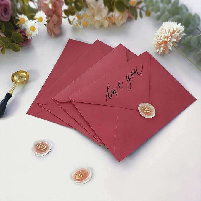 50 Pack 5x7 Envelopes Letter Size, Envelope 5.4x7.6 - Image 3