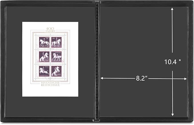 MUDOR Stamp Albums for Collectors, 1 Pockets Stamp Book for Collectors - Image 3