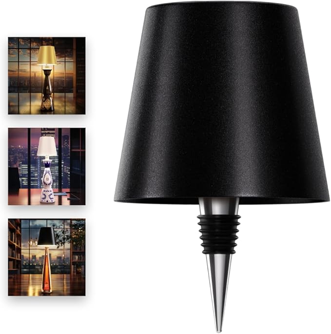 Wireless Bottle Lamp for Any Type of Bottle by PRIDOLADESIGN
