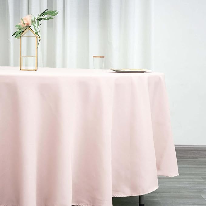 Efavormart Round Tablecloth, 108 Inch Stain & Wrinkle Resistant Washable Table - Image 2