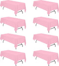 BRILLMAX 8 Pack Pink Tablecloths by BRILLMAX