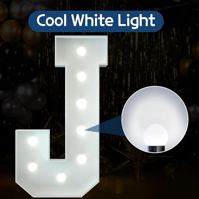 Marquee Letters 3 Feet Tall Large Light Up Letters Baby Shower Decorations - Image 2