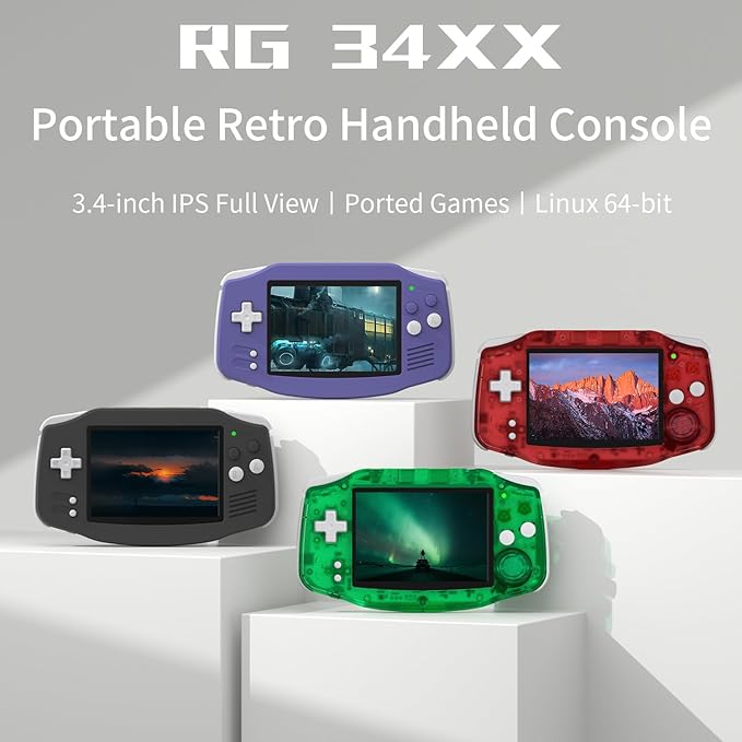 RG34XX Retro Handheld Game Consoles RG34XX Classic Retro Gaming Console 32+64G - Image 2