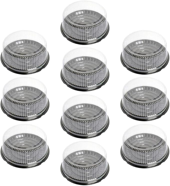 10-Pack Round Cake Stand & Dome by ULTECHNOVO