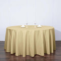 Efavormart Round Tablecloth, 120 Inch Stain & Wrinkle Resistant Washable Table by efavormart
