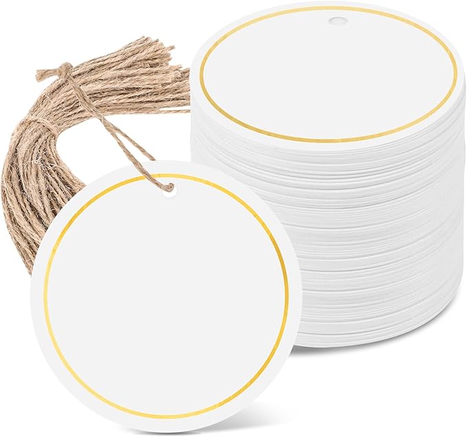 120 PCS White Gift Tags by woric